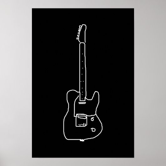 Gitarre Poster (Vorne)