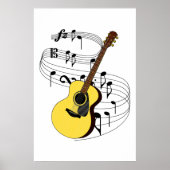 Gitarre Poster (Vorne)