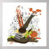Gitarre Poster (Vorne)