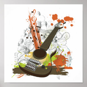 Gitarre Poster