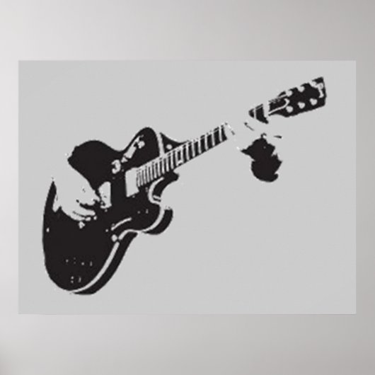 Gitarre- Poster (Vorne)
