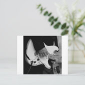 Gitarre Postkarte (Stehend Vorderseite)