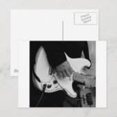 Gitarre Postkarte (Vorne/Hinten)