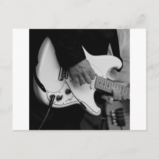 Gitarre Postkarte (Vorderseite)