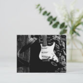 Gitarre Postkarte (Stehend Vorderseite)