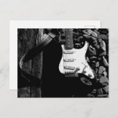 Gitarre Postkarte (Vorne/Hinten)