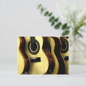 Gitarre Postkarte (Stehend Vorderseite)