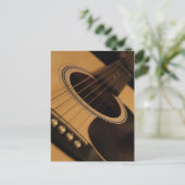 Gitarre Postkarte (Stehend Vorderseite)