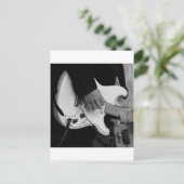 Gitarre Postkarte (Stehend Vorderseite)