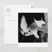 Gitarre Postkarte (Vorne/Hinten)