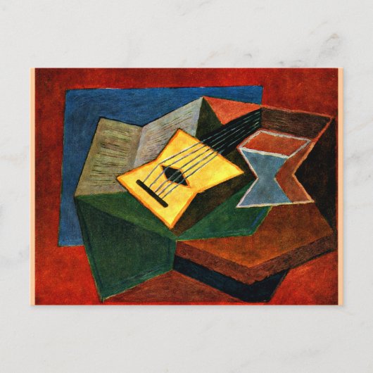 Gitarre Postkarte (Vorderseite)