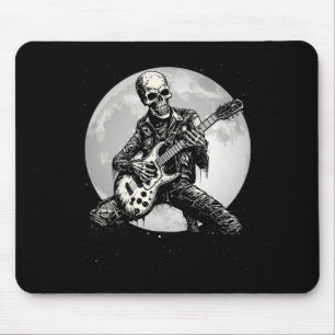 Gitarre Punk Rock Musik Halloween Mens Kids Mousepad