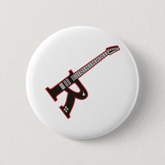 Gitarre R Button (Vorderseite)
