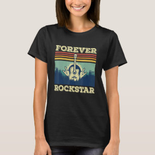 Gitarre Retro Gitarrist Rock Gitarrist Musiker Sin T-Shirt