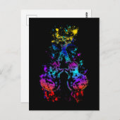 Gitarre Retro Rock und Roll Music Lover Gitarrist Postkarte (Vorne/Hinten)