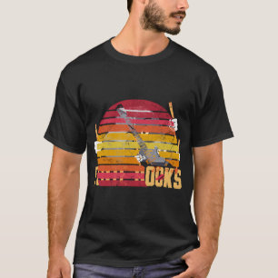 Gitarre Retro Style Vintag Musician Music Electric T-Shirt