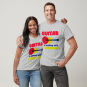 Gitarre ruft das Funny Guitar Shirt für Männer an (Unisex)