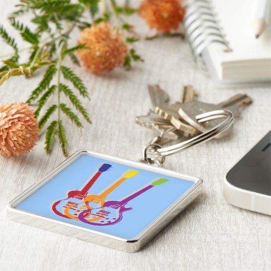 Gitarre Schlüsselanhänger (Seite)