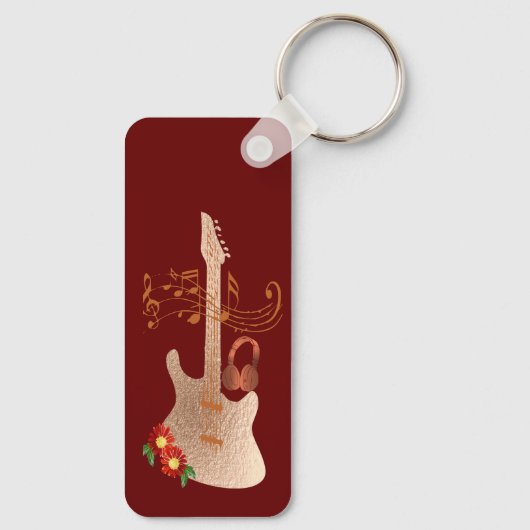 Gitarre Schlüsselanhänger (Rückseite)