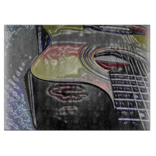 Gitarre Schneidebrett (Vorderseite)