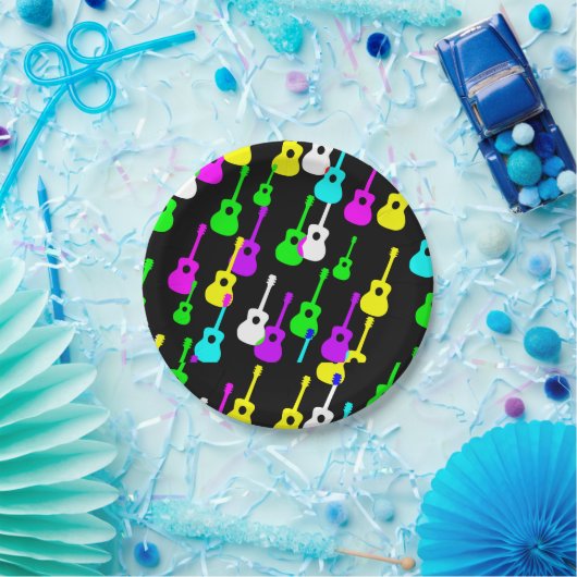 Gitarre schwängelt pappteller (Party)