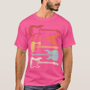 Gitarre Shirt. Retro Style Geschenk für Gitarrist T-Shirt