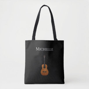 Gitarre Simple Monogram Music Black Tasche