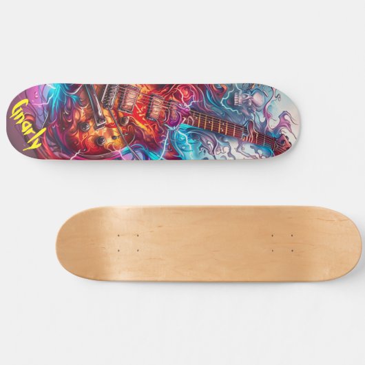 Gitarre Skateboard (Horizontal)