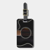 Gitarre Soundhole Gepäckanhänger (Vorderseite vertikal)