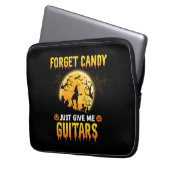 Gitarre spielen Hexe vergessen Candy nur geben Sie Laptopschutzhülle (Vorderseite Links)