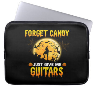Gitarre spielen Hexe vergessen Candy nur geben Sie Laptopschutzhülle