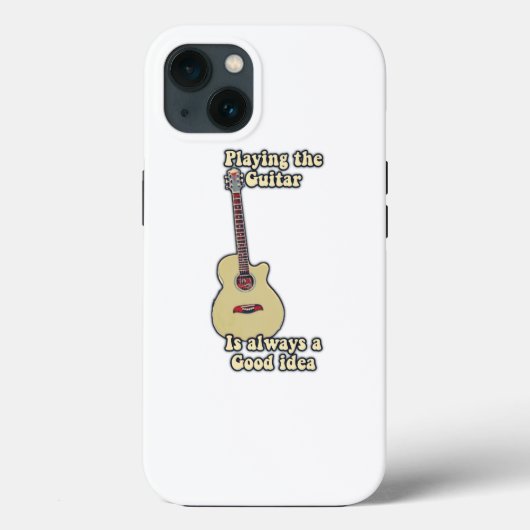 Gitarre spielen ist immer eine gute Idee. Case-Mate iPhone Hülle (Rückseite)