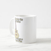 Gitarre spielen ist immer eine gute Idee. Kaffeetasse (Vorderseite Links)