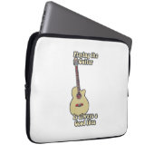 Gitarre spielen ist immer eine gute Idee. Laptopschutzhülle (Vorne Rechts)