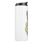 Gitarre spielen ist immer eine gute Idee. Thermosbecher (Nach links gedreht)