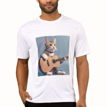 Gitarre spielen, Katzenliebhaber T - Shirt