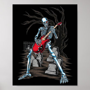 Gitarre spielen poster