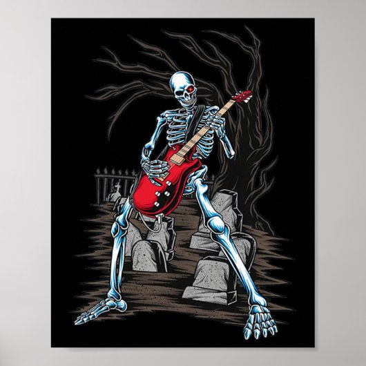 Gitarre spielen poster (Vorne)