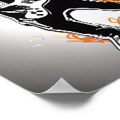 Gitarre spielen poster (Ecke)