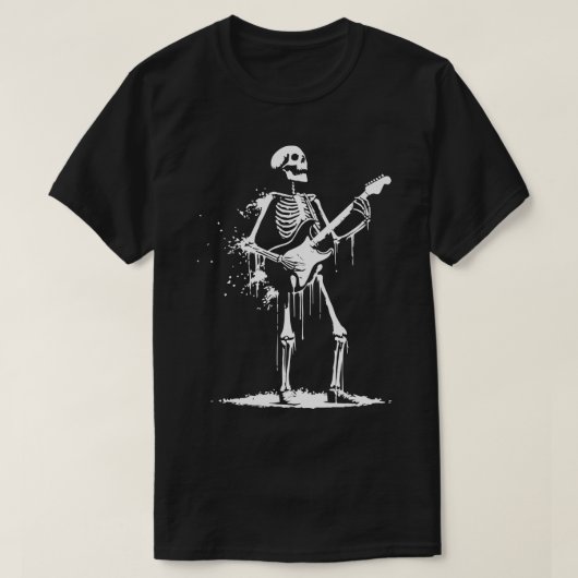 Gitarre spielen T-Shirt (Design vorne)