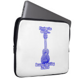 Gitarre spielen, weil Ehebruch schwer ist. Laptopschutzhülle (Vorne Rechts)