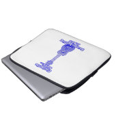 Gitarre spielen, weil Ehebruch schwer ist. Laptopschutzhülle (Vorne Knopf)