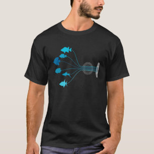Gitarre String Acoustic Gitarre Mens Guitar T-Shirt