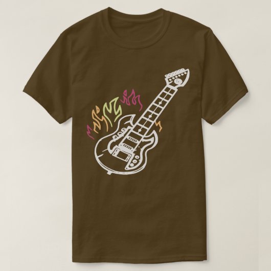 Gitarre T-Shirt (Design vorne)