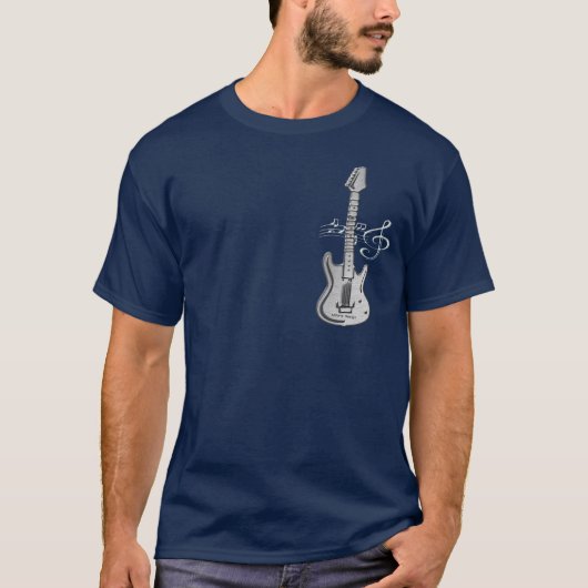 Gitarre T Shirt (Vorderseite)