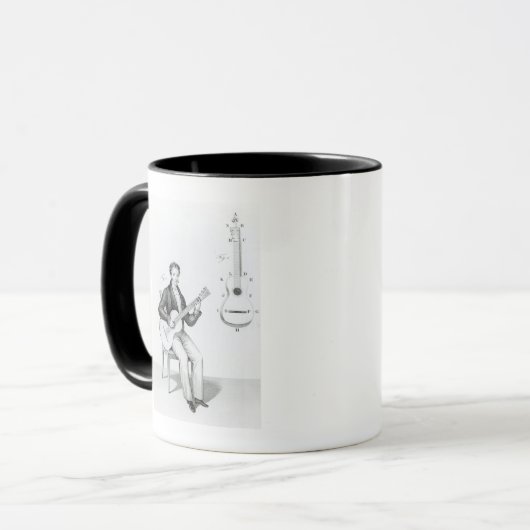Gitarre Tasse (Vorderseite Links)