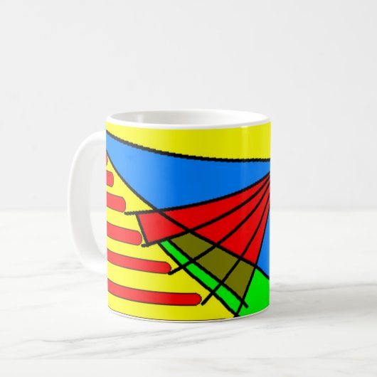 Gitarre-Tasse Kaffeetasse (Vorderseite Links)
