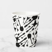 Gitarre Themed Paper Cups Pappbecher (Links)