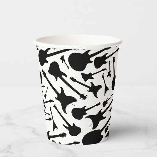 Gitarre Themed Paper Cups Pappbecher (Vorderseite)