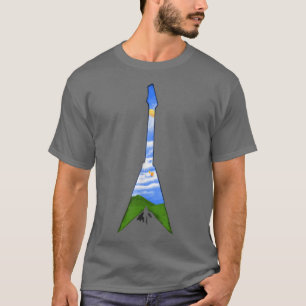 Gitarre Tree Guitar Nature Player Gui T-Shirt